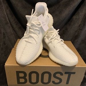 Triple White/Cream Adidas Yeezy 350 v2